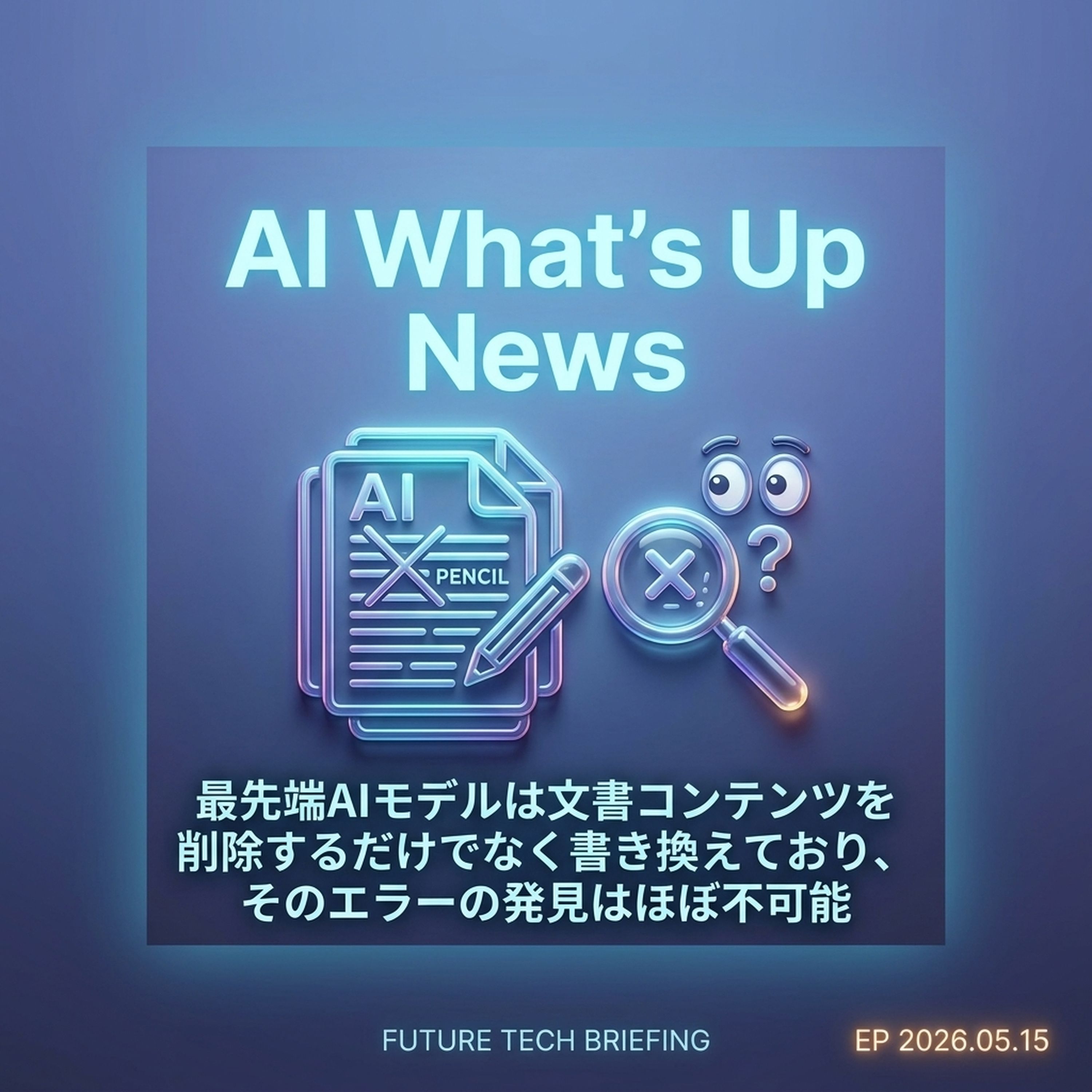2026-05-15 AIニュース episode artwork